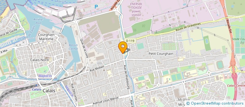 localisation de l'entreprise MONSIEUR FRANCK BAUDART  CALAIS