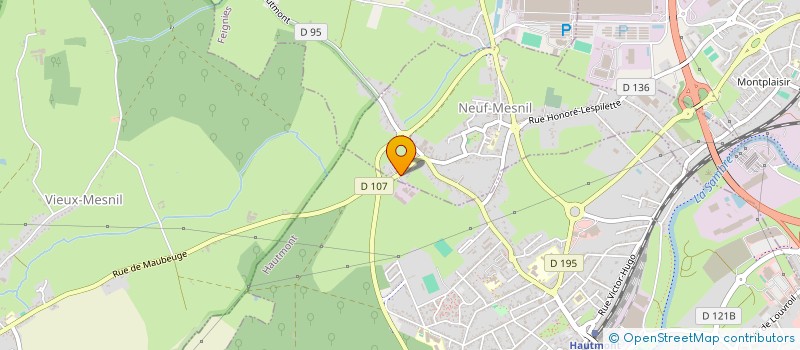 localisation de l'entreprise MONSIEUR FRANCK BAUDE  NEUF-MESNIL