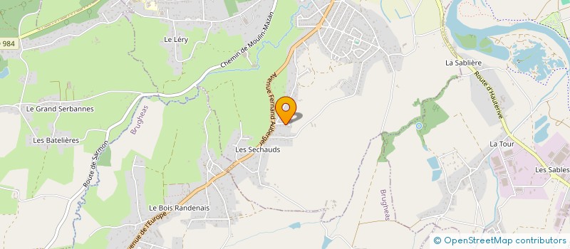 localisation de l'entreprise MONSIEUR FRANCK BAUER à BELLERIVE-SUR-ALLIER