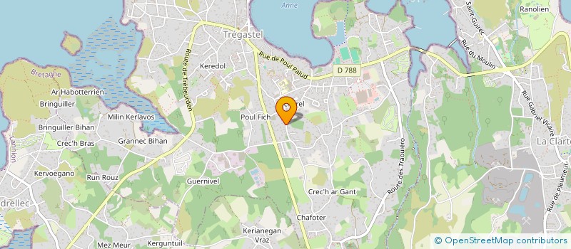 localisation de l'entreprise MONSIEUR FRANCK BAUHARDT  TREGASTEL