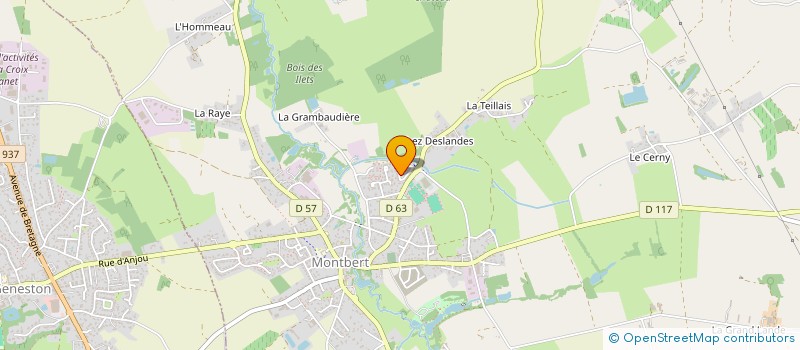 localisation de l'entreprise MONSIEUR FRANCK BAUVY  MONTBERT