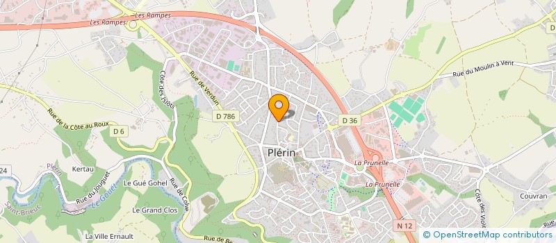 localisation de l'entreprise MONSIEUR FRANCK BAZIRE à PLERIN