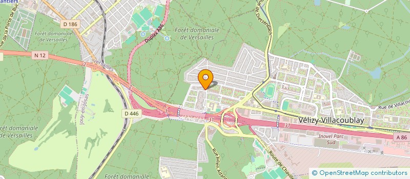 localisation de l'entreprise MONSIEUR FRANCK BEALET  VELIZY-VILLACOUBLAY