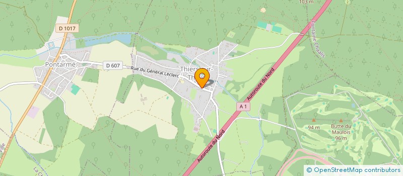 localisation de l'entreprise MONSIEUR FRANCK BEAUCHET  THIERS-SUR-THEVE