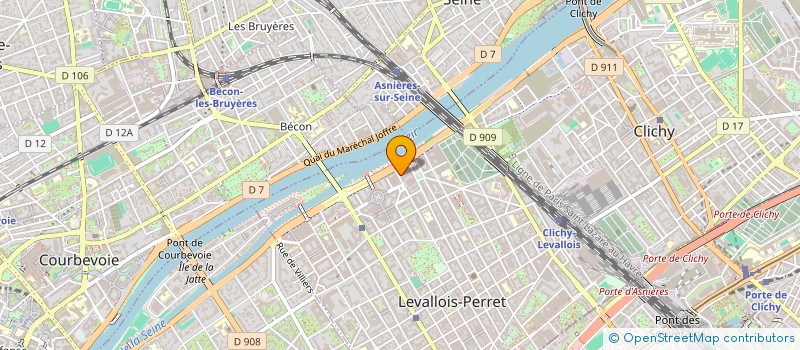 localisation de l'entreprise MONSIEUR FRANCK BEAUDOIN à LEVALLOIS PERRET