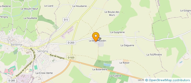 localisation de l'entreprise MONSIEUR FRANCK BEAUFILS-RIANDIERE à BELFORET-EN-PERCHE