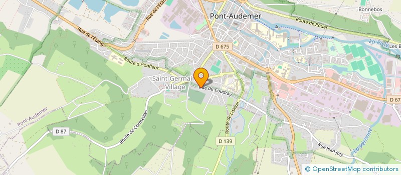localisation de l'entreprise MONSIEUR FRANCK BEAUJEAN à PONT-AUDEMER