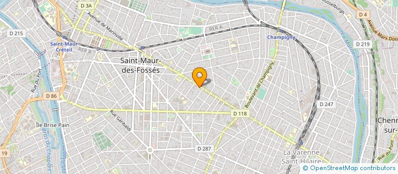 localisation de l'entreprise MONSIEUR FRANCK BEAUMONT à ST MAUR DES FOSSES