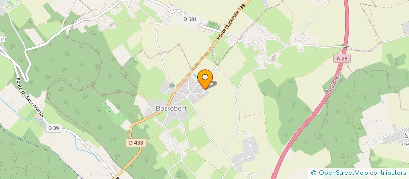 localisation de l'entreprise MONSIEUR FRANCK BEAURAIN  BOSROBERT