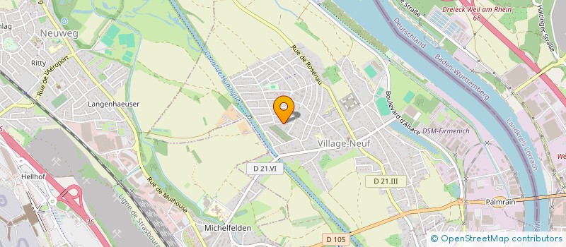 localisation de l'entreprise MONSIEUR FRANCK BECKER  ROSENAU