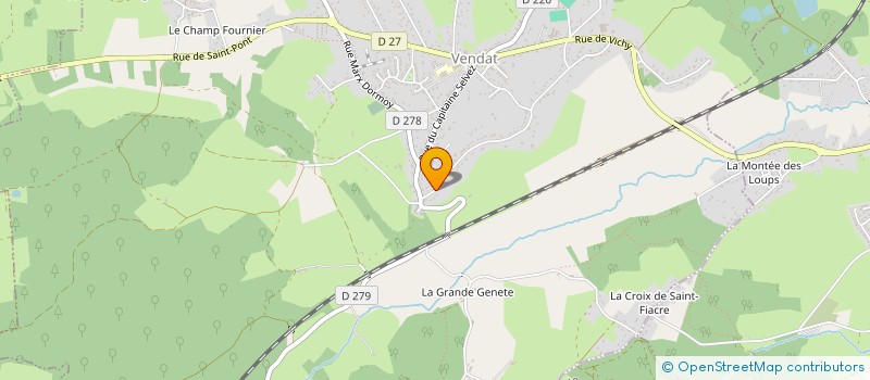 localisation de l'entreprise MONSIEUR FRANCK BECOUZE  SAINT-REMY-EN-ROLLAT