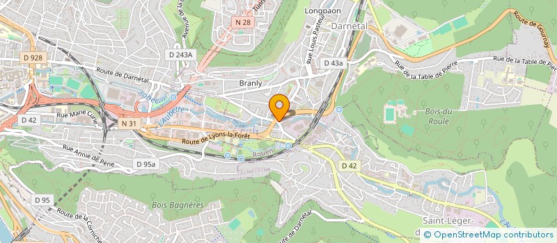 localisation de l'entreprise MONSIEUR FRANCK BECU à DARNETAL