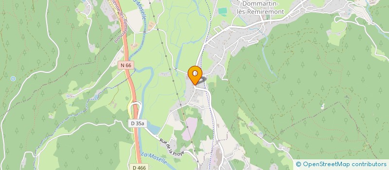 localisation de l'entreprise MONSIEUR FRANCK BEFFEYTE  DOMMARTIN-LES-REMIREMONT