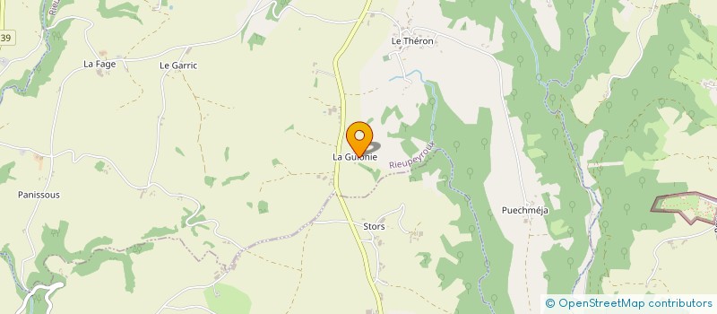 localisation de l'entreprise MONSIEUR FRANCK BEGLIUTI  RIEUPEYROUX