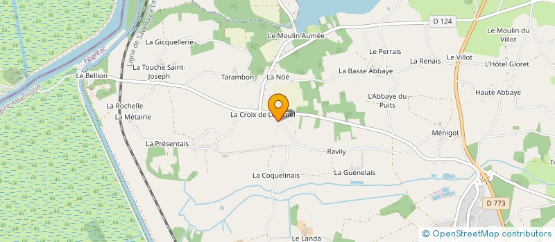 localisation de l'entreprise MONSIEUR FRANCK BEGOUIN  FEGREAC