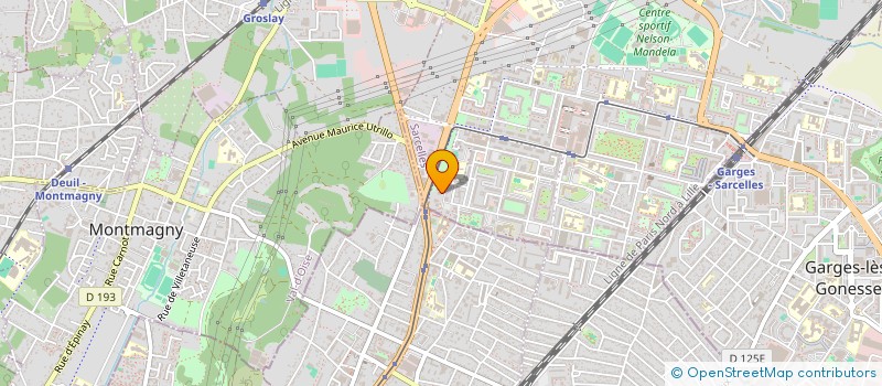 localisation de l'entreprise MONSIEUR FRANCK BELLEGARDE  SARCELLES