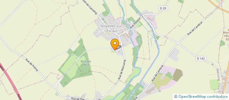 localisation de l'entreprise MONSIEUR FRANCK BELLICOURT  MARCOING