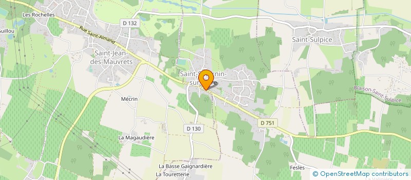 localisation de l'entreprise MONSIEUR FRANCK BELLION  LES GARENNES SUR LOIRE