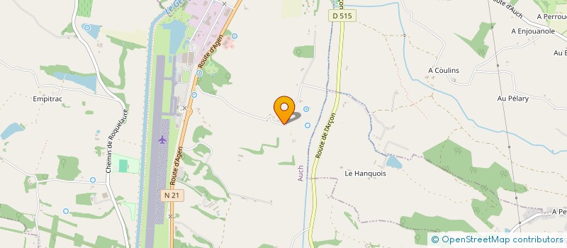 localisation de l'entreprise MONSIEUR FRANCK BELLOCQ  AUCH