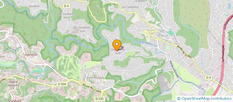 localisation de l'entreprise MONSIEUR FRANCK BELOCHI  BIOT