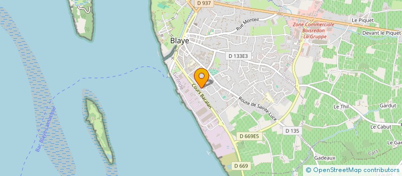 localisation de l'entreprise MONSIEUR FRANCK BELOUGNE à BLAYE