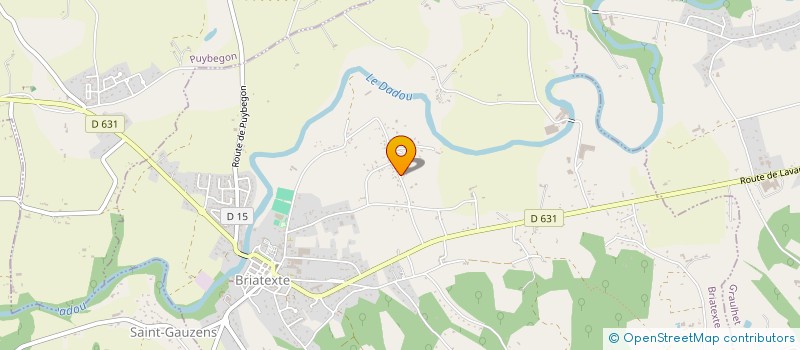 localisation de l'entreprise MONSIEUR FRANCK BENAZECH  BRIATEXTE