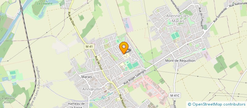 localisation de l'entreprise MONSIEUR FRANCK BENOIT  ANNULLIN