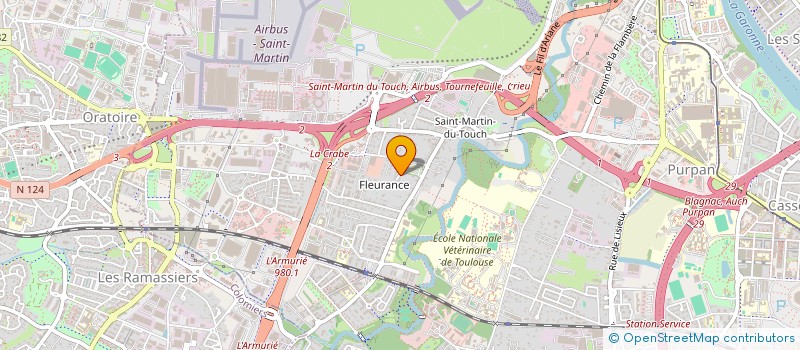 localisation de l'entreprise MONSIEUR FRANCK BERANGER à TOULOUSE