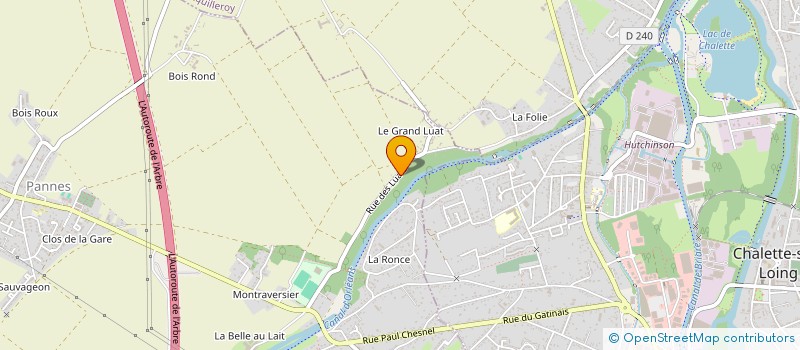 localisation de l'entreprise MONSIEUR FRANCK BERGER à PANNES