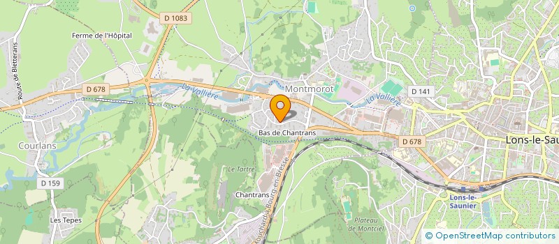 localisation de l'entreprise MONSIEUR FRANCK BERGER  MONTMOROT