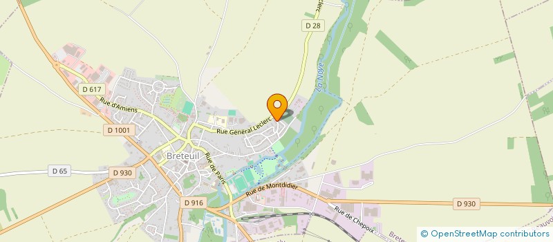 localisation de l'entreprise MONSIEUR FRANCK BERGER à BRETEUIL
