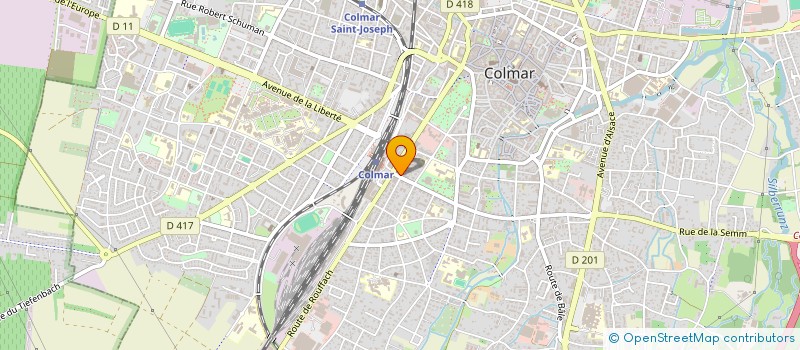 localisation de l'entreprise MONSIEUR FRANCK BERNA  COLMAR