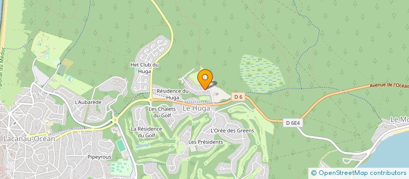 localisation de l'entreprise MONSIEUR FRANCK BERNARD  LACANAU