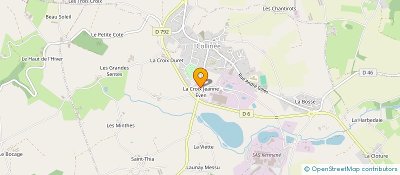 localisation de l'entreprise MONSIEUR FRANCK BERNARD à LE MENE