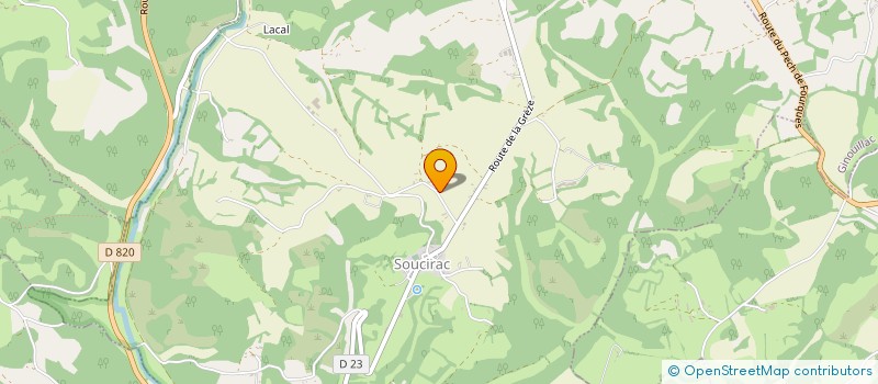 localisation de l'entreprise MONSIEUR FRANCK BERNARD  SOUCIRAC