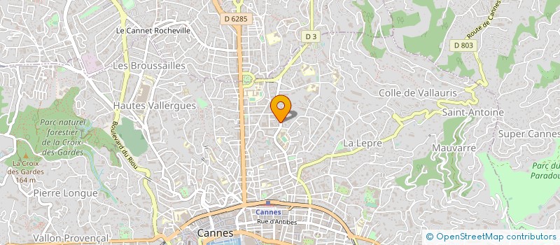 localisation de l'entreprise MONSIEUR FRANCK BERNARDI à CANNES