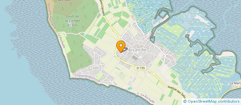 localisation de l'entreprise MONSIEUR FRANCK BERNICARD  ARS-EN-RE