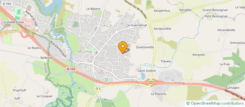 localisation de l'entreprise MONSIEUR FRANCK BERNIER à MUZILLAC