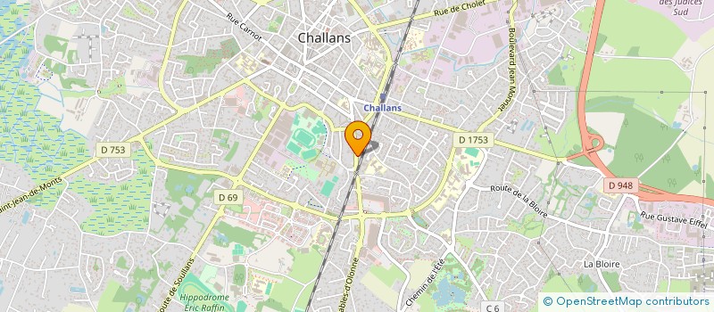 localisation de l'entreprise MONSIEUR FRANCK BERNY à CHALLANS