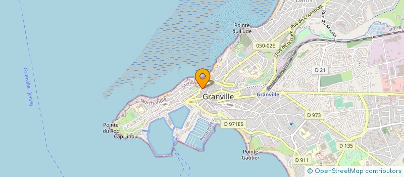 localisation de l'entreprise MONSIEUR FRANCK BERRANGER à GRANVILLE