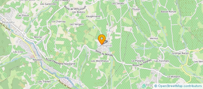 localisation de l'entreprise MONSIEUR FRANCK BERRAT à LANTIGNIE