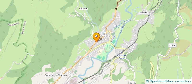localisation de l'entreprise MONSIEUR FRANCK BERSEGOL à VIC-SUR-CERE