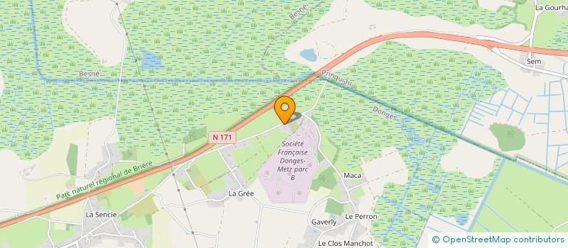 localisation de l'entreprise MONSIEUR FRANCK BERTAUX  DONGES