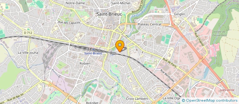 localisation de l'entreprise MONSIEUR FRANCK BERTHELEU à SAINT-BRIEUC