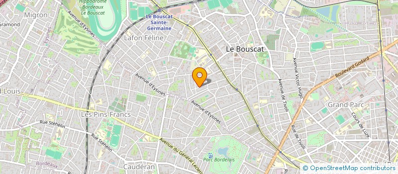 localisation de l'entreprise MONSIEUR FRANCK BERTHIER  LE BOUSCAT