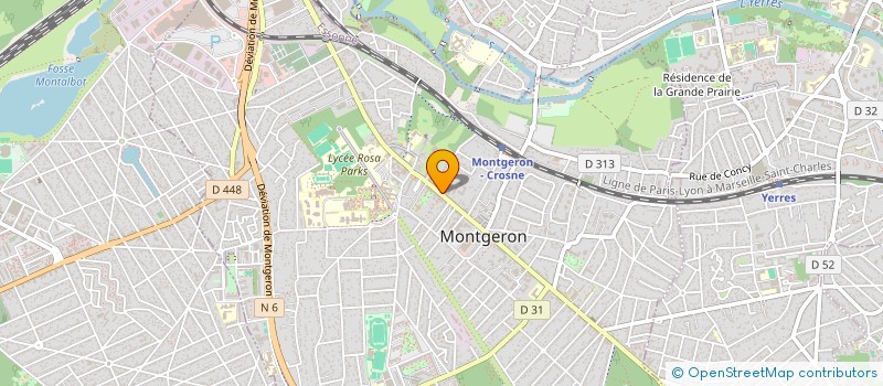 localisation de l'entreprise MONSIEUR FRANCK BERTOMEU à MONTGERON