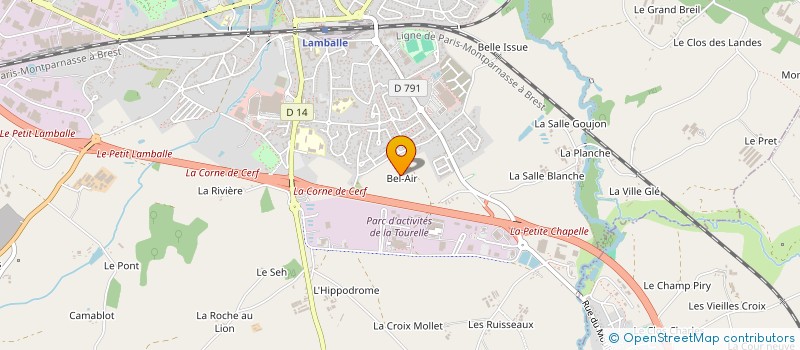 localisation de l'entreprise MONSIEUR FRANCK BERTRAND à COETMIEUX