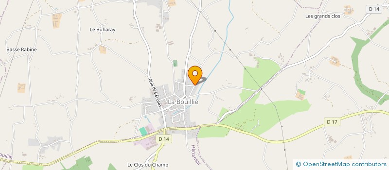 localisation de l'entreprise MONSIEUR FRANCK BESNARD à LA BOUILLIE