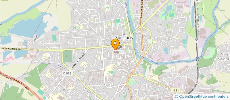 localisation de l'entreprise MONSIEUR FRANCK BESS à SOISSONS