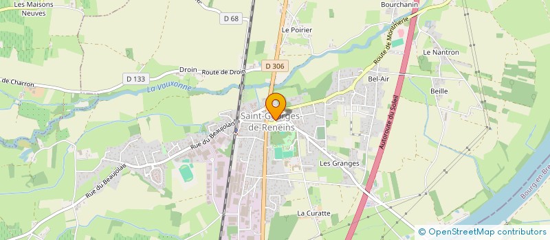 localisation de l'entreprise MONSIEUR FRANCK BESSY à SAINT-GEORGES-DE-RENEINS